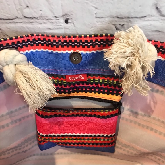 Odyseaco Baja Beach Bag Waterproof Canvas Tote - Picture 5 of 10